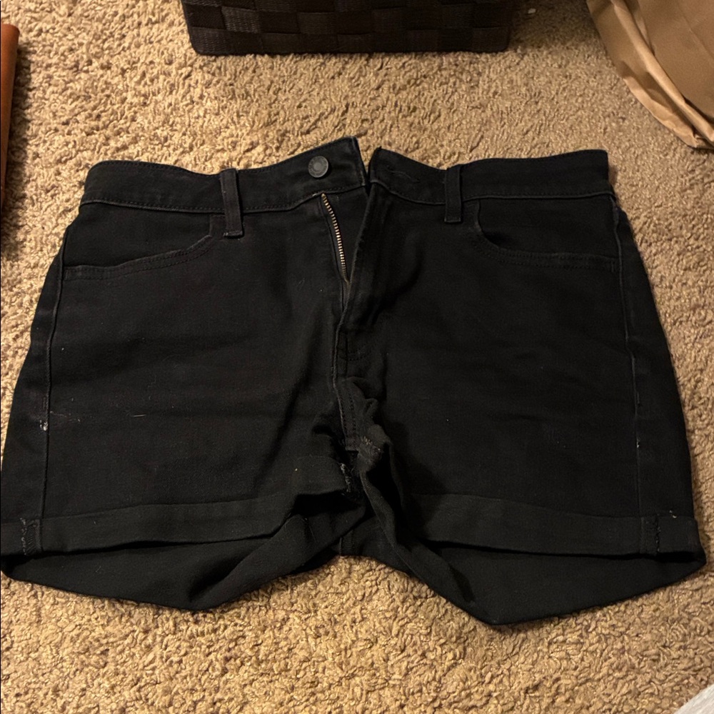 Old Navy Women's Black Jean Shorts